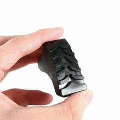 10 x Walking Tarmac Gravel Pads Rubber Buffer Replacement Feet Trekking Poles Grip