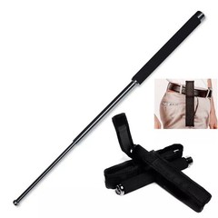 64cm Highest Grade Expandable Walking Stick with Rubber Handle & Nylon Bag US
