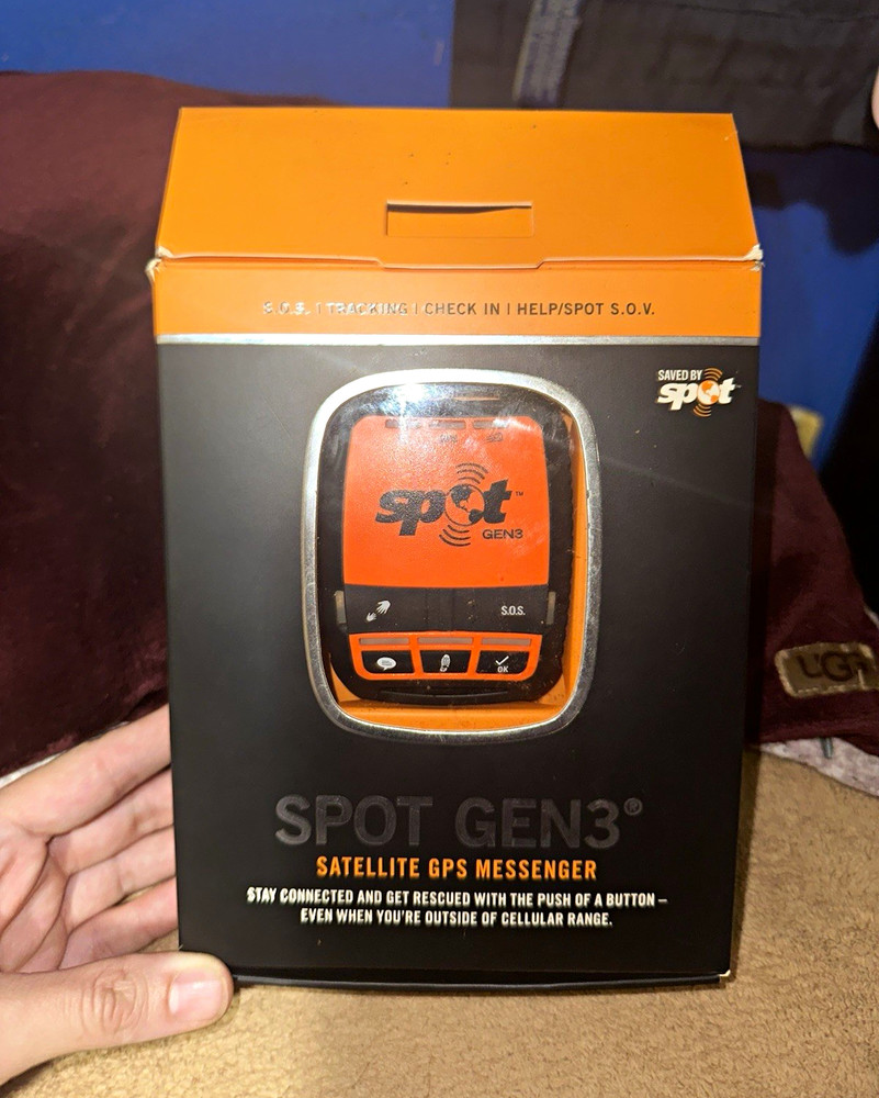 SPOT GEN3 Satellite GPS Messenger with GPS Sensor/Feature, Orange & Black