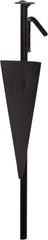 Steel 12-Inch Sand Stake, Black, One Size