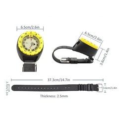 Underwater Compass Luminous Compass Wrist Diving Compass High Precision PTC XQBR