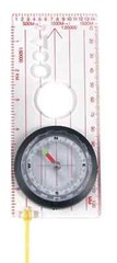 Map Compass Emco Supply Deluxe Map Compass Magnifier Lanyard Brand New 455MAP