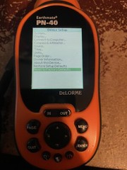 DeLorme Earthmate PN-60 Handheld GPS LCD Hiking Outdoors