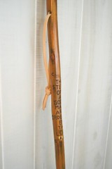 Walking Stick, Bible Verse – Carving – “The Steps of a Good Man are Ordered….