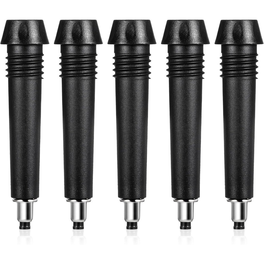 5 Pack Trekking Pole Carbide Tips Universal Hiking Rod End Tip Replacement