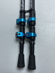 Carbon Fiber Trekking Poles – Collapsible Telescopic Walking Stick 2 Piece Set