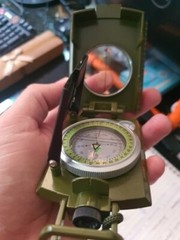 NEW Outdoor Survival Military Compass Waterproof Camping Navigation Equipment