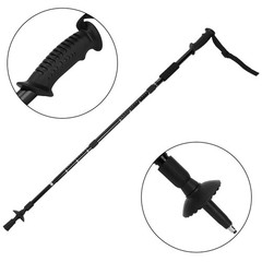 Outdoor Aluminium Alloy 4-Sections Suspension Trekking Pole For Climbing JJZZ