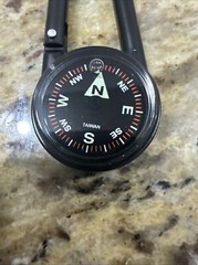 COMPASS / BACKPACK CLIP /KEYCHAIN 3″ COMBO COMBINATION TOOL