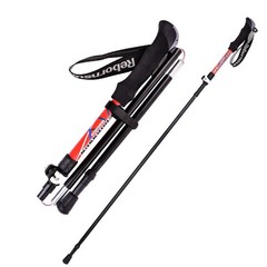Folding Trekking Pole Aluminum Alloy Portable Scalable Outdoor Sport Hiking Cane