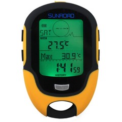 SUNROAD Digital Altimeter Plastic Multifunction Altimeter With Charging Cable
