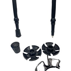 The Fit Life Folding Hiking Backpacking Camping Poles W/11 Pieces 4’-5” Length