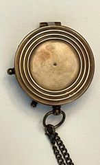 SF Dizayn Compass Brass Compass With Leather Pouch