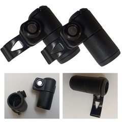 Hiking Essentials 2pcs Adjustable Trekking Pole Locks Lightweight Design