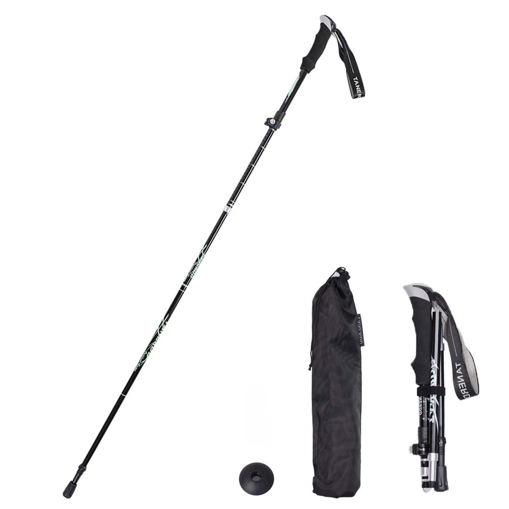 Single Trekking Pole | 7075 Aluminum Anti-Shock, Ultralight, Adjustable & Col…