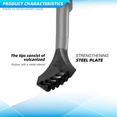 6 Pack Rubber Tips for Trekking Poles – Durable Replacement Protectors