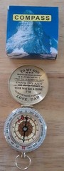 PP Bean Classic Compass “To My Son…Love Dad” Gold Pocket Compass NEW NIB