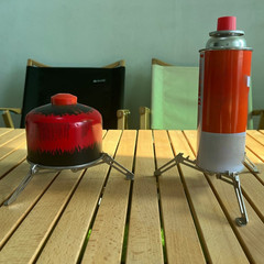 Compact Folding Stainless Steel Bracket for Gas Cylinders Used in For Camping