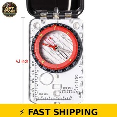 TurnOnSport Sighting Compass with Mirror for Navigation & Hiking