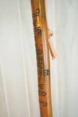 Walking Stick, Bible Verse – Carving – “The Steps of a Good Man are Ordered….