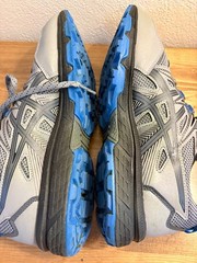 Asics Gel-Venture 8 Men’s Running Shoes Gray Blue Size 10