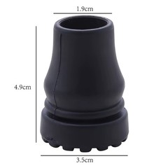 16–22mm Anti-Skid Walking Stick / Cane / Trekking Pole Rubber Tip Protector