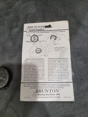 1994 Brunton Model 9030 Trail Buster Compass 6 in 1 uses NOS on card