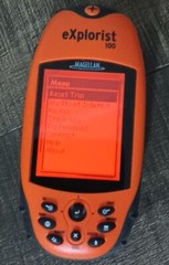 Magellan eXplorist 100 Water Resistant Handheld GPS Hiking Camping Fishing