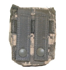 ONE USGI ACU Single Hand Grenade Pouch MOLLE Utility Pouch VERY GOOD CONDITION