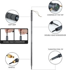 Detachable Lightweight Hiking Pole for Men & Women – Adjustable Up to 41 Inches