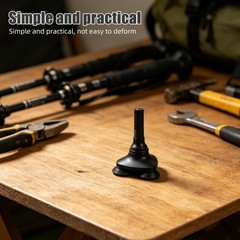 Non-Slip Self Standing Cane Tip: Support Base for Walking Stick – 3 Prong