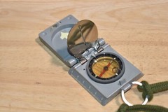ESCHENBACH CAMPING D.B.G.M D.R.P MARCHING COMPASS VINTAGE MIRROR COMPASS / L3