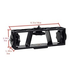 Well-Built Adjustable Video Live Broadcast Multi-Camera Mobile Phone Holder USA