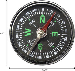 Pocket Sized Economy Compass (1-1/4″)