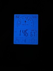 Digital Compass Portable Multifunction Clock Thermometer Calendar Moon Light