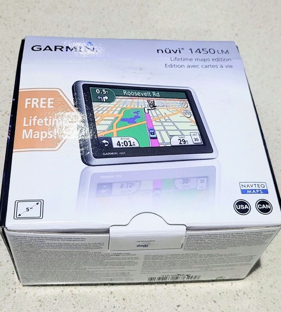 Pre-Loved Garmin 1450 LMT Lifetime Maps and traffic Navagation Nuvi 📌📌