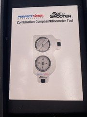 New Perfect Vision Sat Shooter combination Compass/ Clinometer Nav Tool+ Case