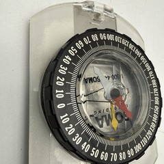SOMA 1-800-441 Orienteering Compass Navigation Hiking Map Reading Tool