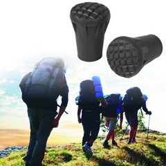 6pcs Outdoor Trekking Hiking Pole Tip End Walking Stick Cover Protector