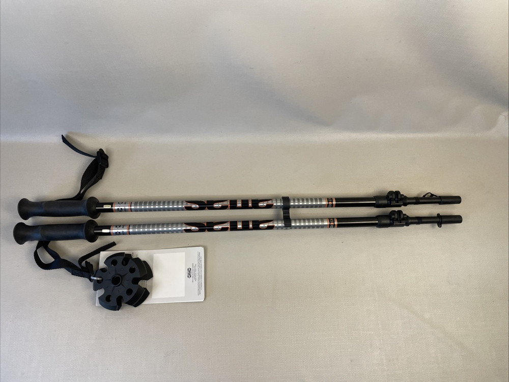 Atlas 2 Piece LockJaw 2 Adjustable Trekking Poles – U2002002 New With Tags