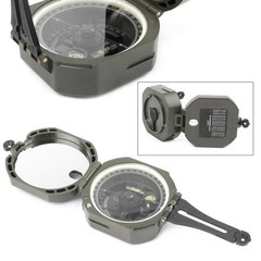 Pocket Transit Geology Compass for Outdoor Hiking Camping Survival Marching