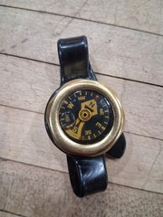 Liquid Filled Wrist Compass with Original Box Hunter Camper Germany