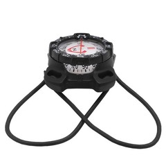 Bungee Mount Compass – Glow in the Dark, Waterproof Dive Compass – Scuba Comp…