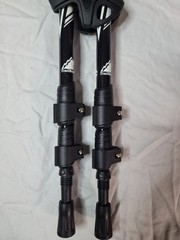 TrailBuddy Hiking Trekking Poles Adjustable Aluminum Cork Grip w/ Accessories