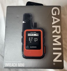 Garmin inReach Mini Satellite Communicator With GPS Hiking Outdoors – Orange