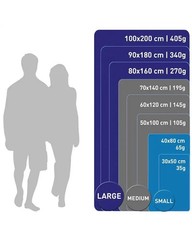 Fit-Flip Microfiber Towel/Shower Towel 70×140 cm, Pink