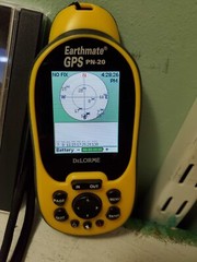 DELORME RUGGED EARTHMATE PN-20 12-CHANNELS GPS NAVIGATOR WAAS-ENABLED NOAA HIGH
