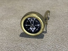 Vintage Brass Pin – Belt Compass Japan