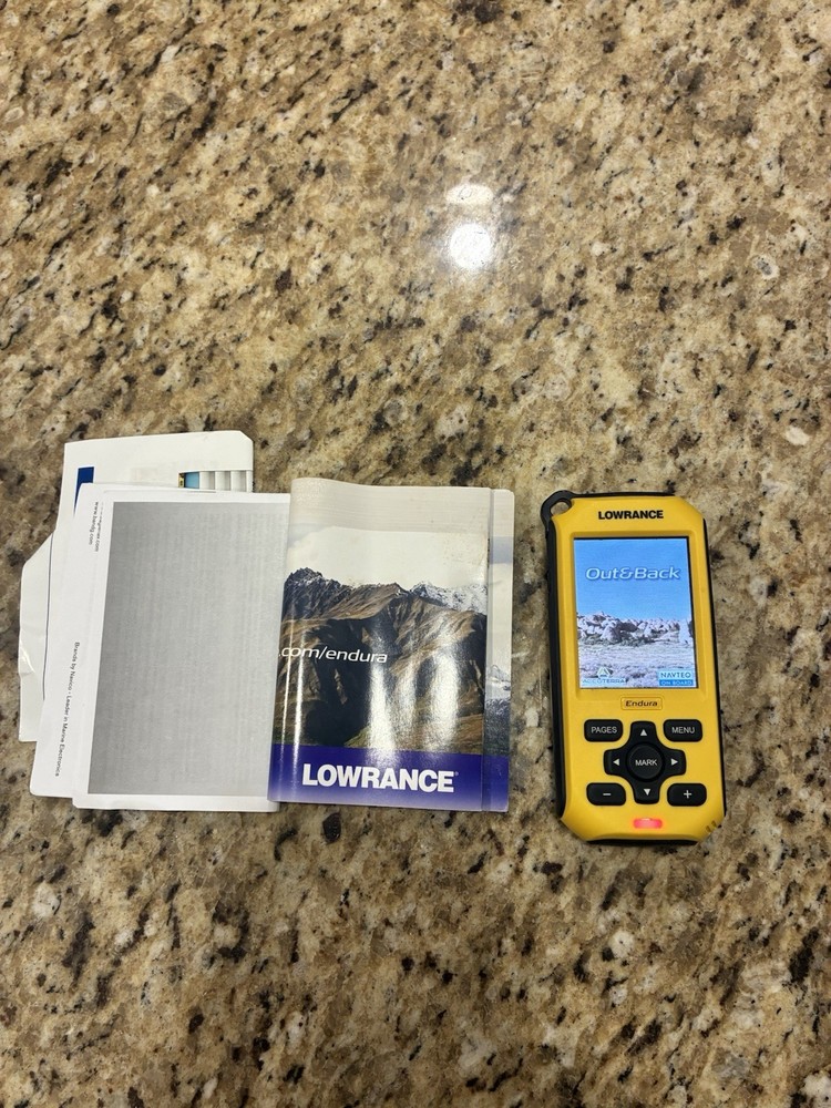 Lowrance Endura Out & Back Handheld Outdoor GPS Navigator Works No Cord