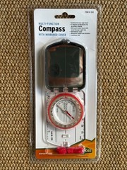 NEW Stansport Multi-function Compass with Mirrored Cover